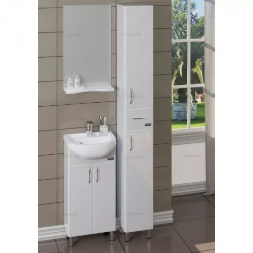 Мебель для ванной: Столешница МДФ "ФЛАЙ-100 см" белая 1 в магазине Акватория