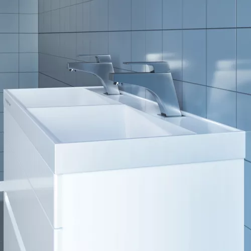 Умывальник с двойной чашей СанТа Юпитер, изображение 2