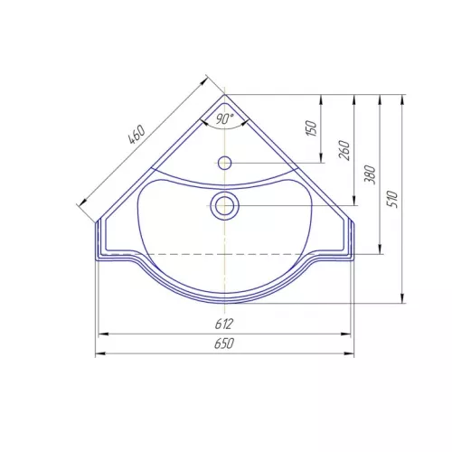 Умывальник СаНта Классик угловой, изображение 2