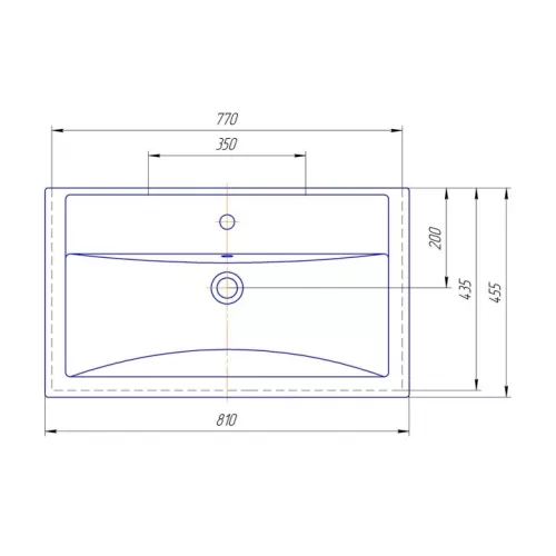 Умывальник Фостер 80, изображение 2
