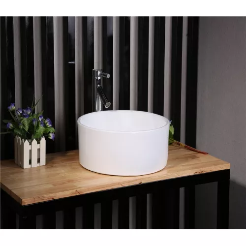 Раковина накладная круглая CeramaLux  9011, изображение 3