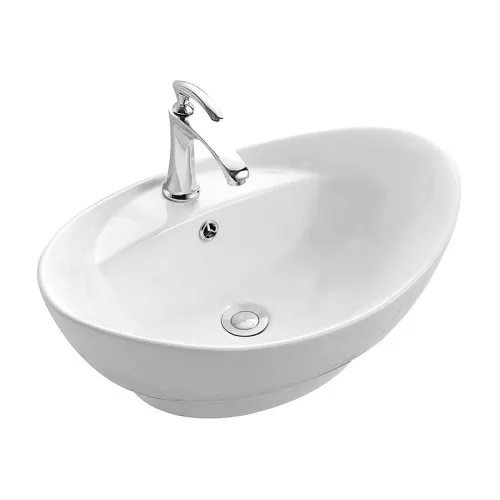 Раковина накладная овальная CeramaLux серия N 9018