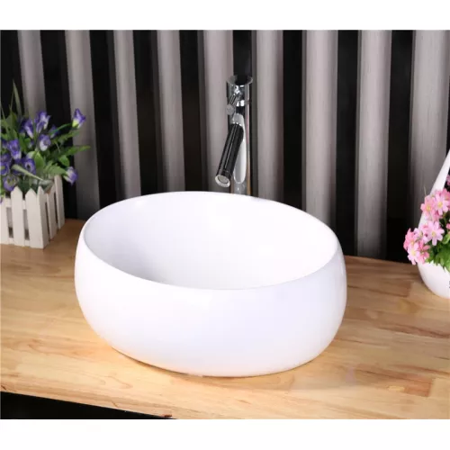 Раковина накладная овальная CeramaLux  9030, Выбрать размер: 48, изображение 2