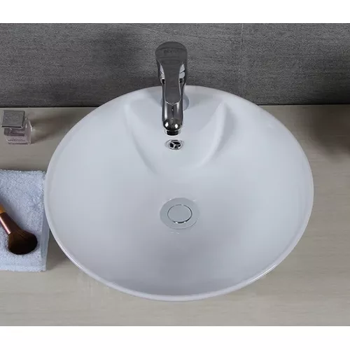 Раковина накладная круглая CeramaLux  9074, изображение 4