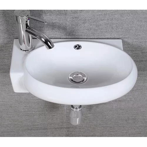 Умывальник подвесной  CeramaLux 9100, Ориентация: Правая, изображение 2