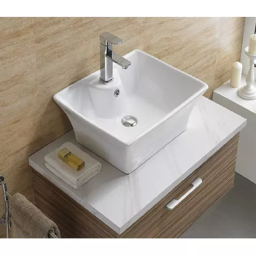 Раковина накладная прямоугольная CeramaLux 9108, изображение 3