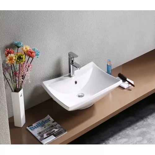 Раковина накладная прямоугольная CeramaLux 9111