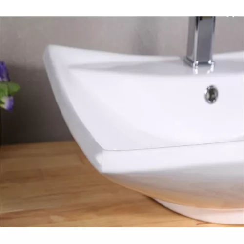 Раковина накладная прямоугольная CeramaLux 9111, изображение 3