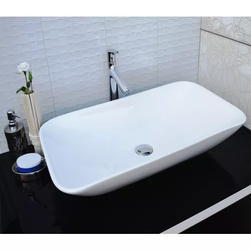 Раковина накладная прямоугольная CeramaLux 9122