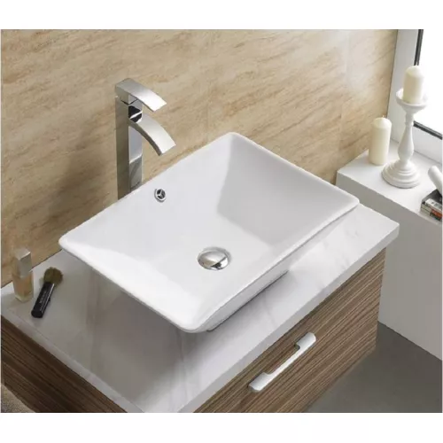 Раковина накладная прямоугольная CeramaLux 9212, изображение 2