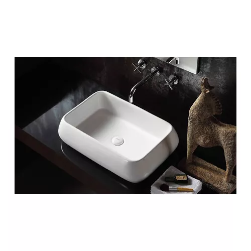 Раковина накладная прямоугольная CeramaLux  9239, изображение 3