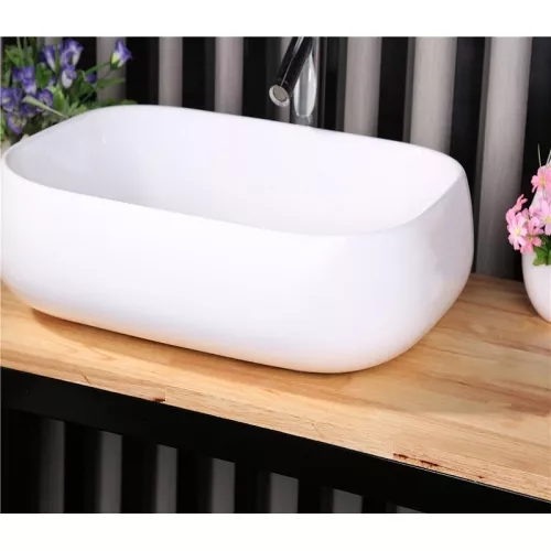 Раковина накладная прямоугольная CeramaLux 9243, изображение 3