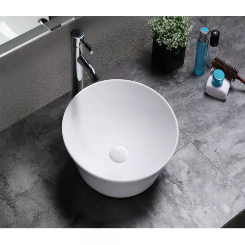 Раковина накладная круглая CeramaLux  9381, изображение 2