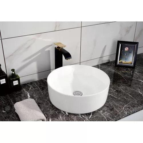 Раковина накладная круглая CeramaLux  9425, изображение 4