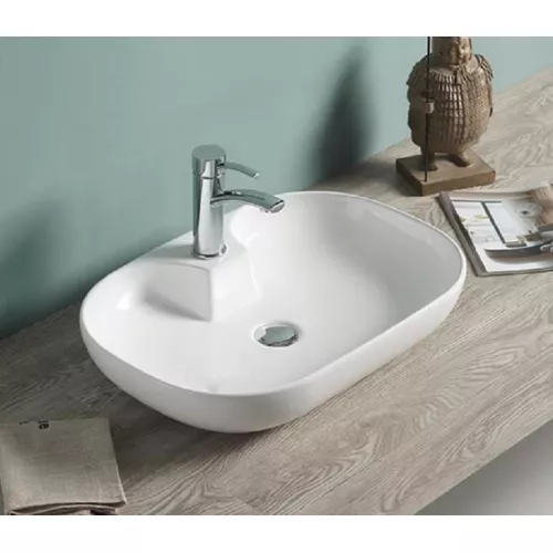 Раковина накладная овальная CeramaLux  9446, изображение 2