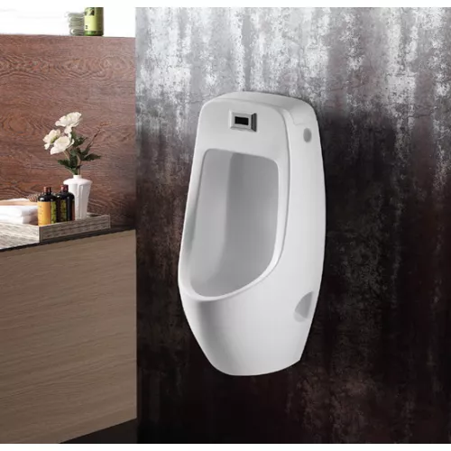 Писсуар подвесной CeramaLux X546, Комплектация: наружный подвод воды, изображение 2