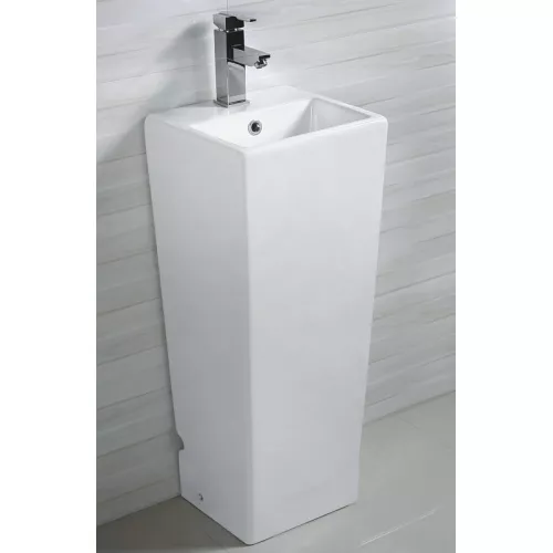 Раковина напольная квадратная  CeramaLux NB147, изображение 2