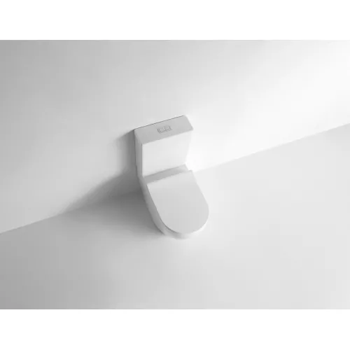 Унитаз напольный CeramaLux 2176, Выбрать цвет: Белый, изображение 2