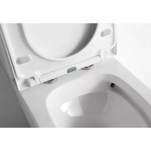 Унитаз напольный CeramaLux 2178, Выбрать цвет: Белый, изображение 3