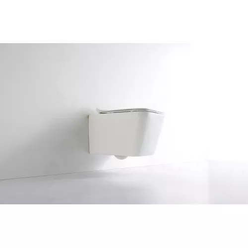 Унитаз подвесной CeramaLux 5170, Выбрать цвет: Белый, изображение 3