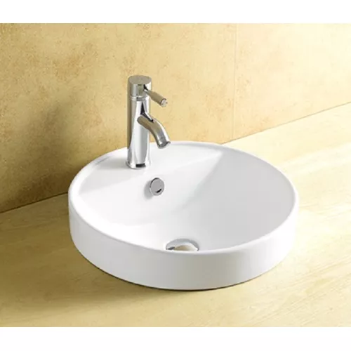 Раковина врезная круглая CeramaLux 7067A, изображение 2