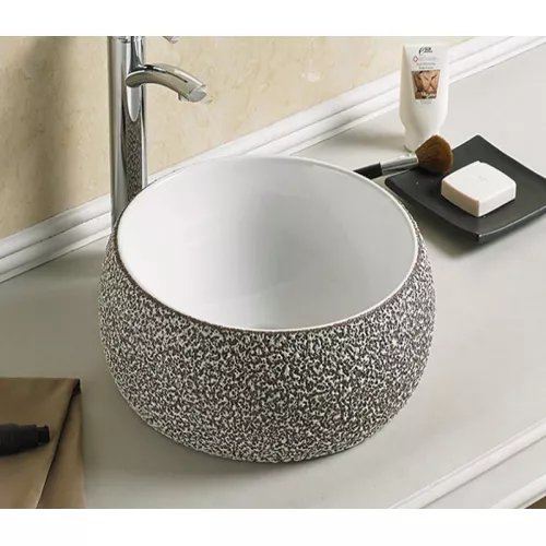 Раковина накладная круглая CeramaLux NC 78217