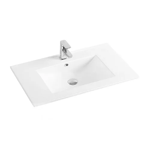 Раковина врезная прямоугольная CeramaLux  N 9075Е/9010E, Выбрать размер: 75