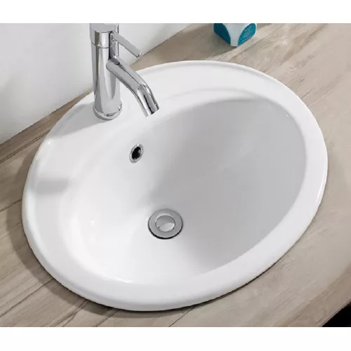 Раковина врезная овальная  CeramaLux 9413, изображение 2