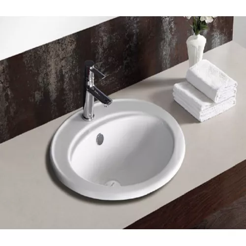 Раковина врезная овальная  CeramaLux 9413, изображение 3