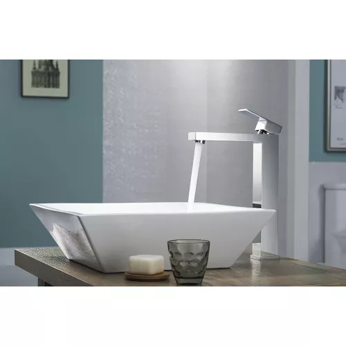 Смеситель для раковины-чаши Timo Selene 3061/00F, Выбрать цвет: Хром, изображение 2