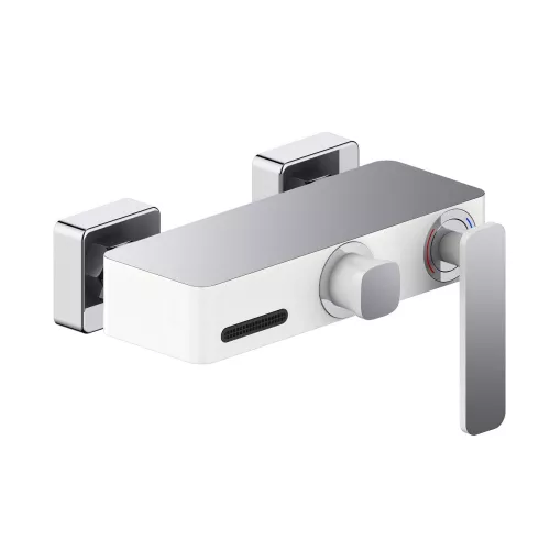 Смеситель для ванны с душем Timo Torne 4314/00-16Y, Выбрать цвет: Хром Белый, изображение 2