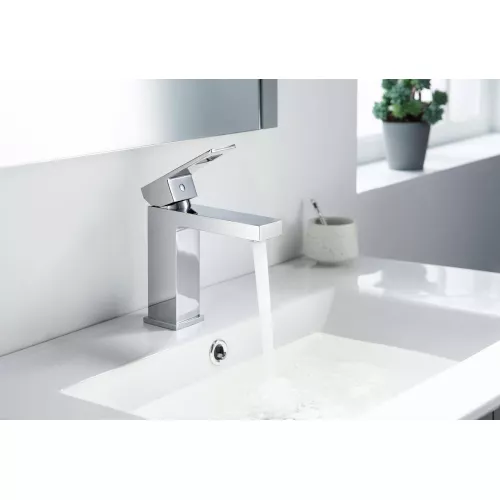 Смеситель для раковины Timo Briana 7161/00F, Выбрать цвет: Хром, изображение 4