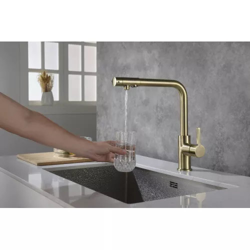 Смеситель для кухни с подключением фильтра Timo Hette 1026/02F, изображение 4