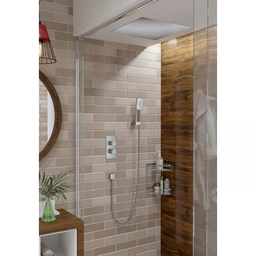 Душевая система встроенная с термостатом Timo Petruma SX-5029, Выбрать цвет: Хром, изображение 4