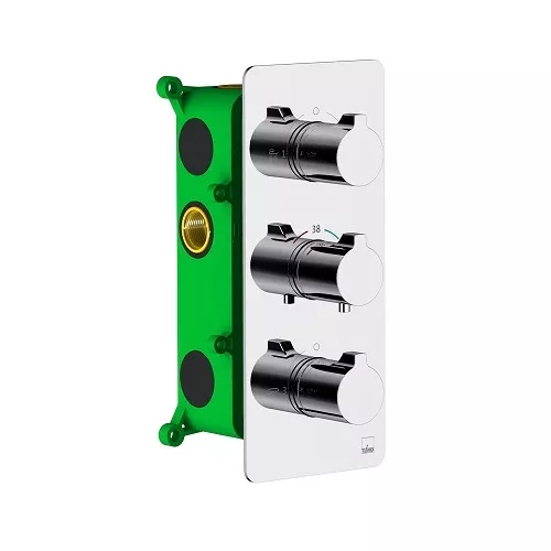 Душевая система встроенная с термостатом Timo Petruma SX-5149, Выбрать цвет: Хром, изображение 4