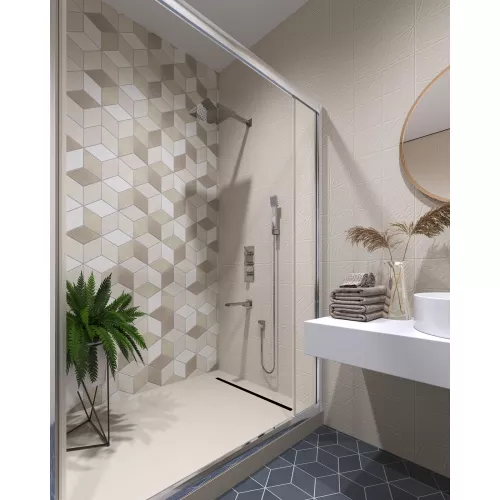 Душевая система встроенная с термостатом Timo Petruma SX-5149, Выбрать цвет: Хром, изображение 3