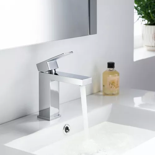 Смеситель для раковины Timo Selene 2061/00F, Выбрать цвет: Хром, изображение 3