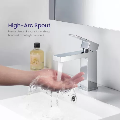 Смеситель для раковины Timo Selene 2061/00F, Выбрать цвет: Хром, изображение 4