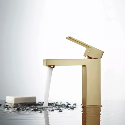 Смеситель для раковины Timo Selene 2061/17F, Выбрать цвет: Золото, изображение 7