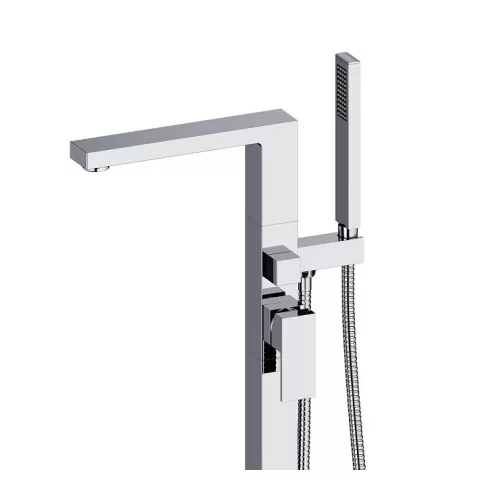 Смеситель напольный для ванны с душем Timo Selene 2210/00Y-CR, Выбрать цвет: Хром, изображение 2