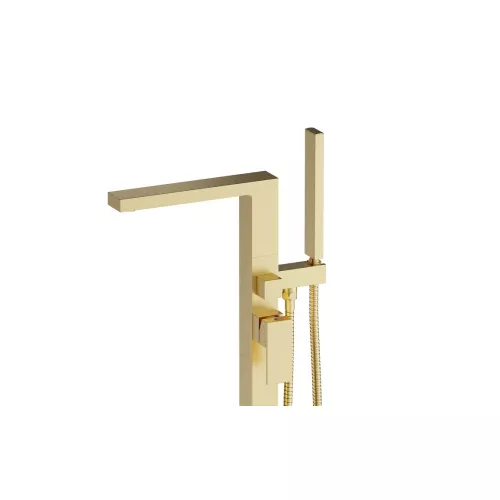 Смеситель напольный для ванны с душем Timo Selene 2210/17Y-CR, Выбрать цвет: Золото, изображение 2