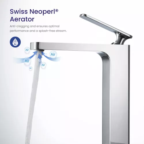 Смеситель для раковины-чаши Timo Torne 4311/00F, Выбрать цвет: Хром, изображение 5