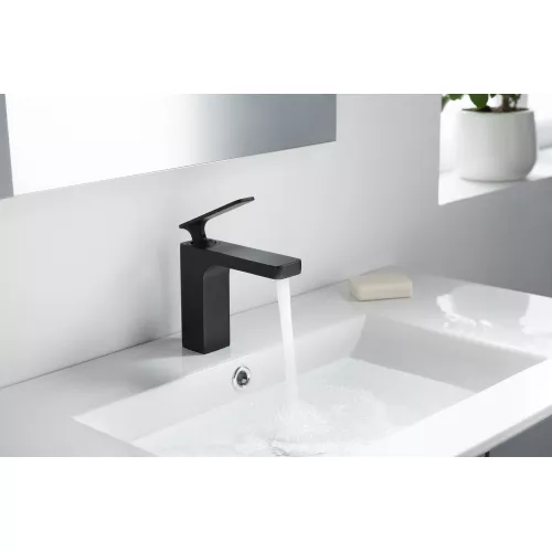 Смеситель для раковины Timo Torne 4361/03F, Выбрать цвет: Черный, изображение 2