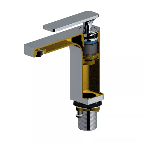 Смеситель для раковины Timo Torne 4361/00F, Выбрать цвет: Хром, изображение 2