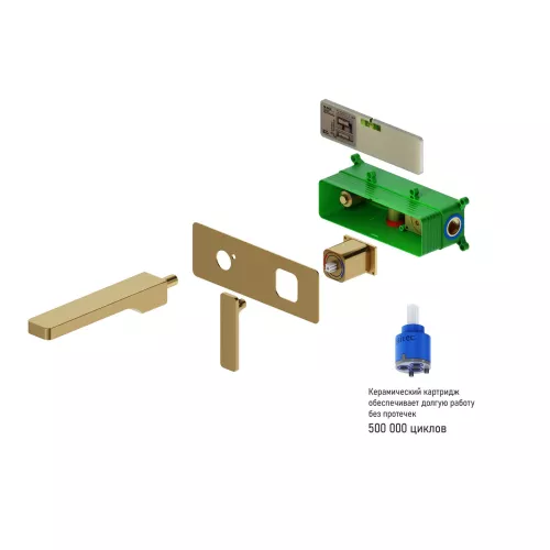 Смеситель для раковины встроенный Timo Torne 4371/02SM, Выбрать цвет: Антик, изображение 3