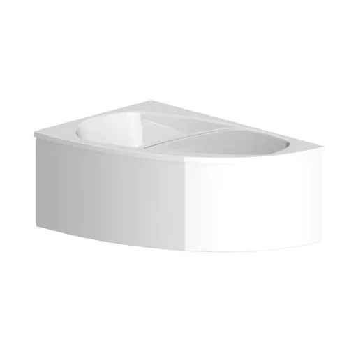 Ванна Astra-Form Тиора из литьевого мрамора 155 х105 см, Ориентация: левая, изображение 5