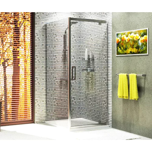 Душевой уголок прямоугольный WasserKRAFT Berkel пристенный, Монтаж: Пристенный, Выбрать размер: 80х120, изображение 3