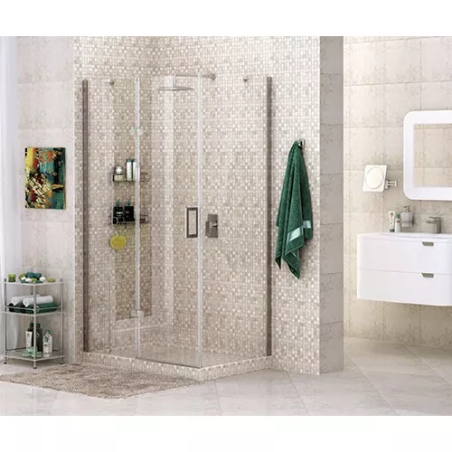 Душевой уголок WasserKRAFT Aller 10H, Цвет стекла: прозрачное, Цвет профиля: Хром, Выбрать размер: 80х120, Ориентация: Левая, изображение 7