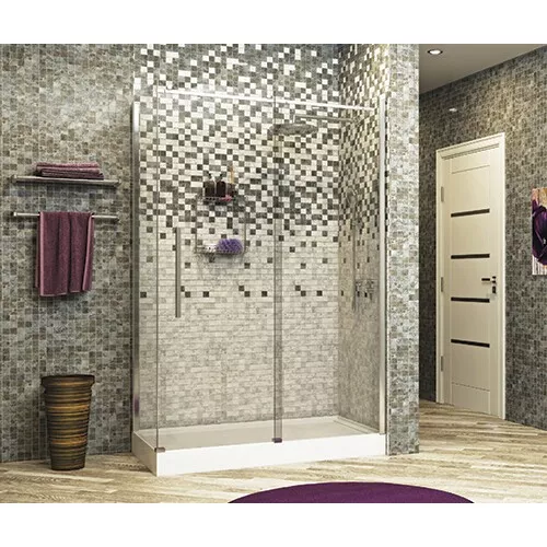 Душевой уголок WasserKraft  Dinkel 58R06, Цвет стекла: прозрачное, Цвет профиля: Хром, Выбрать размер: 80х120, изображение 2