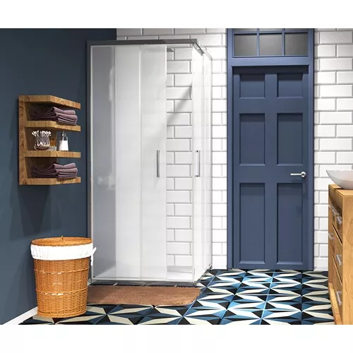 Душевой уголок квадратный WasserKRAFT Main 41S03 Matt glass 90х90 матовое стекло, Цвет стекла: матовое, Цвет профиля: Хром, Выбрать размер: 90х90